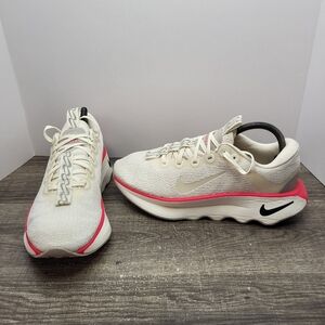 Nike Motiva Womens Size 9.5 Ivory Pink Athletic Running Walking Shoes Sneakers